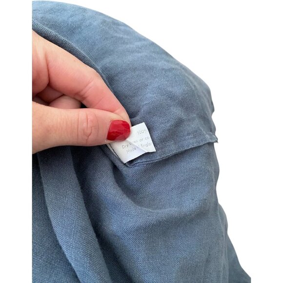 Eskandar | Linen Lagenlook 100% Linen Button Up Pullover Size 1 - Picture 9 of 9